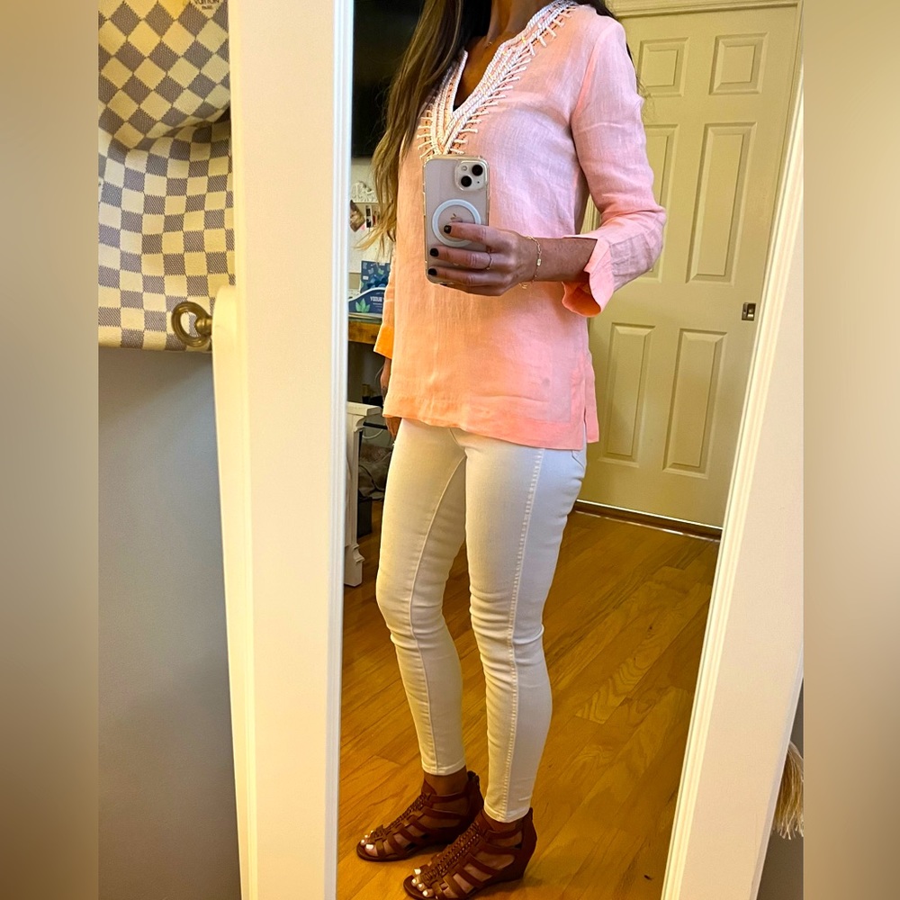 Lilly Pulitzer Amelia Island Tunic Top in Pascha Pink XXS - Picture 4 of 6